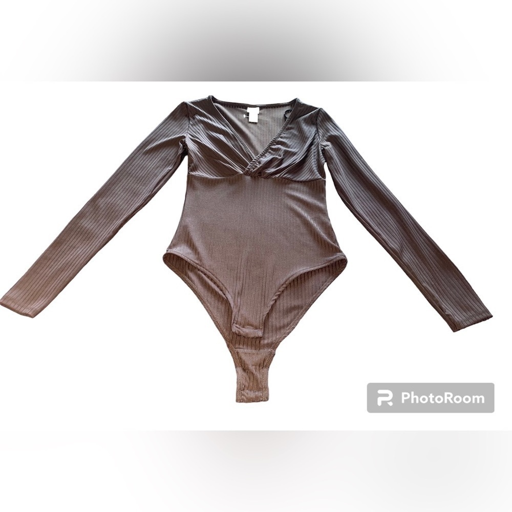 Bodysuit H&M color Brown, Size S new without tag